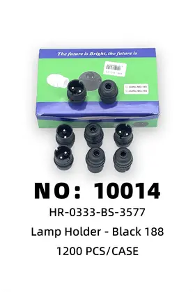 188 Black Lamp Heads