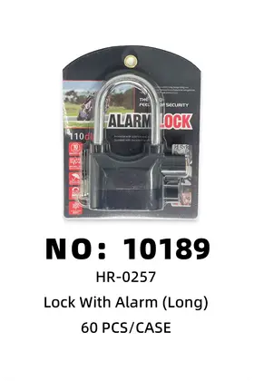 Long-Shackle Alarm Locks