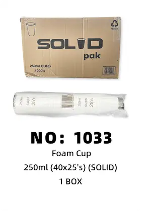 Disposable Foam Cups