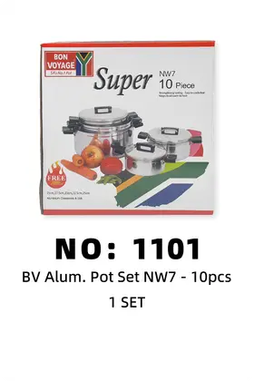 Aluminium Pots bon voyage