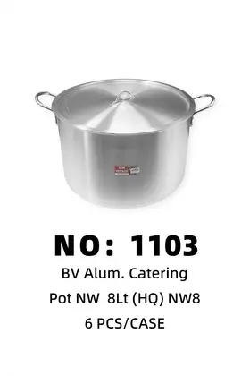 Aluminium Pots 8LTbon voyage