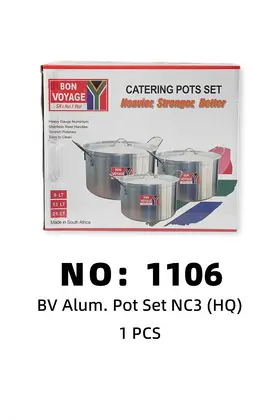 Aluminium Pots Tbon voyage