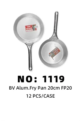 BV Aluminium Pots Frying Pans 20cm