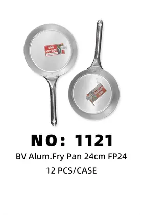 BV Aluminium Pots Frying Pans 24cm