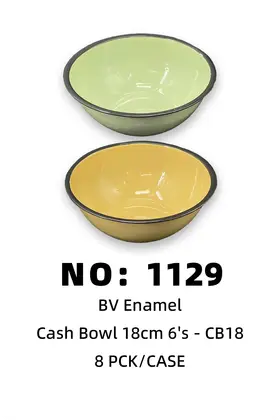 18cm Enamel Bowls