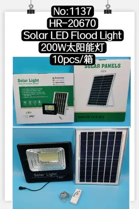 Solar LED 200W Solar Outdoor Strobe Lights