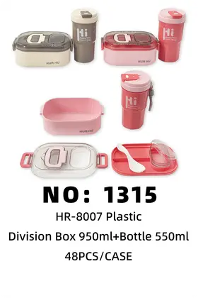 Lunch Boxes 950ml+550ml Water Jugs