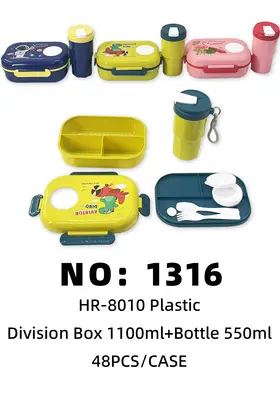 Lunch Boxes 1100ml+550ml Water Jugs