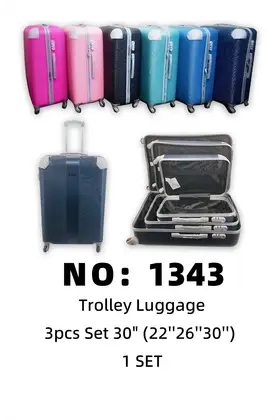 Trolley Luggage Suitcases 3pcs（22"26"30"）