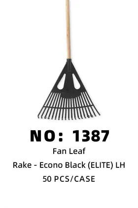 Garden Rakes + Wooden Pole