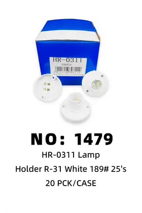 White Lamp Holders 189#
