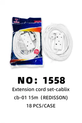 REDISSON15M White Extension Cords