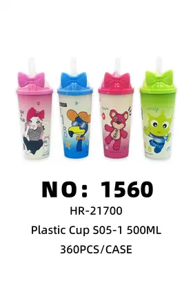 Plastic Cups Office Water Cups 500ML
