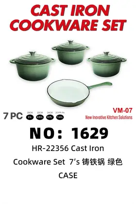 Cast Iron Pots Green 7's