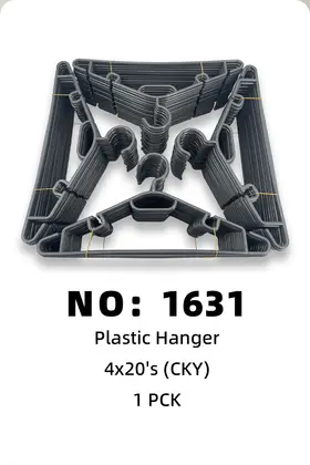 Black Grey Clothes Hangers 4×20's
