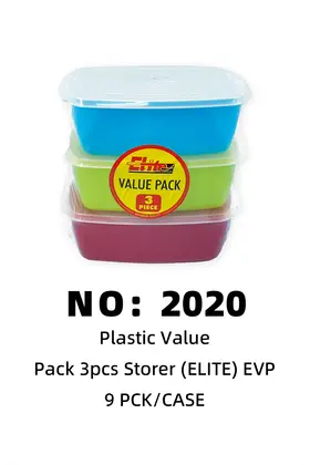 ELITE Plastic Lunch Boxes