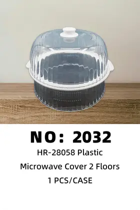 Clear Plastic Food Covers 2 Tier