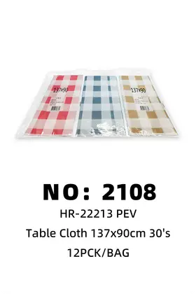 PEV 30pcs Tablecloths 137*90 12PCK/BAG