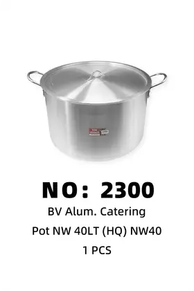 Aluminium Pots 40LTbon voyage