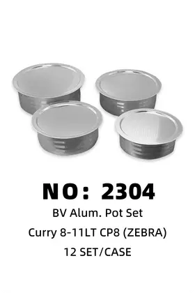 BV Aluminium Pots - Curry Pot Sets