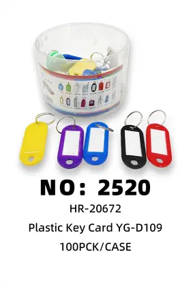 Plastic Key Tags