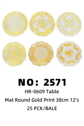 Round Hot-Stamping Mats 38cm