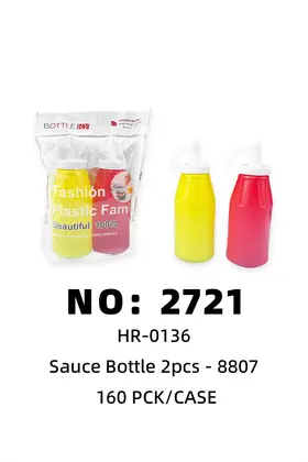 Red & Yellow Ketchup Bottles 8807