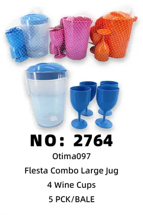 OTIMA Plastic Water Jugs Water Cups Combo