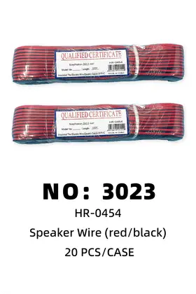 Red Black Speaker Cables