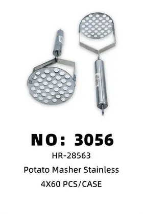 Stainless Tableware Potato Mashers 4x