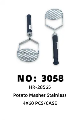 Stainless Tableware Potato Mashers 4X