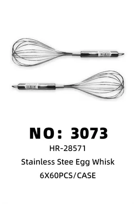 Stainless Steel Egg Beaters 6x