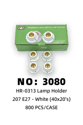 Lamp Holders White Screw Base