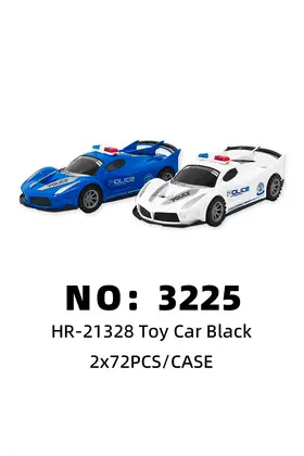 Toy Cars Police Cars Black 2x