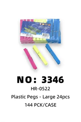 Large 24PCS Plastic Clips