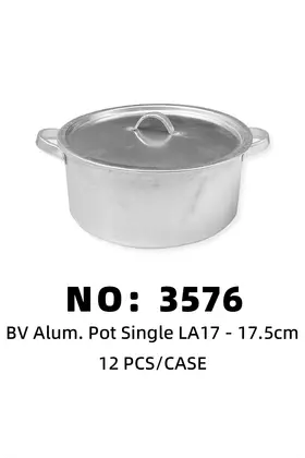 BV Aluminium Pots - Single pcs Pots LA