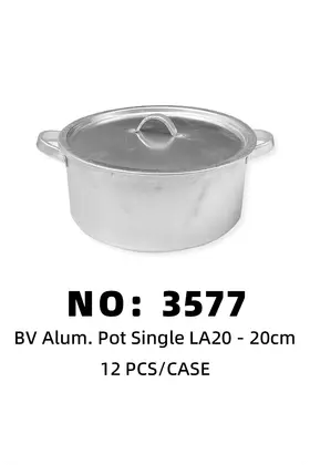 BV Aluminium Pots - Single pcs Pots LA