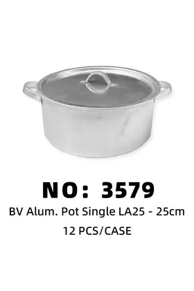 BV Aluminium Pots - Single pcs Pots LA