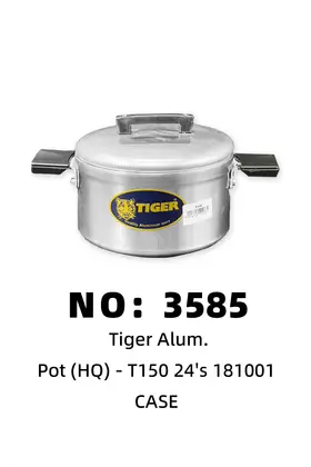 TIGER T150 Aluminium Pots T150