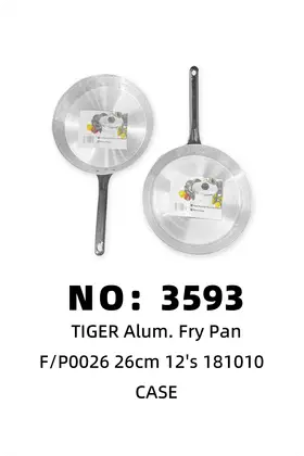Aluminium Pots 26cm Frying Pans tiger
