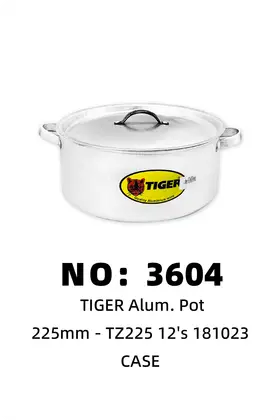 TIGER Aluminium Pots