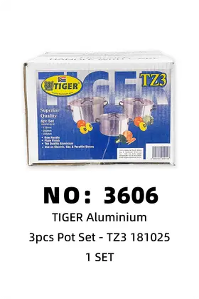 TIGER Aluminium Pots TZ3