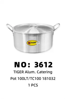 TIGER Aluminium Pots 100LT