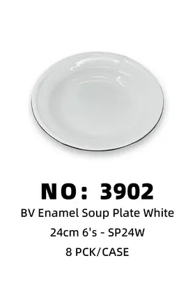 Iron Plates SOUP PLATE 24CM-White