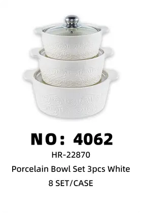 Ceramic Pot Sets 3-Piece Set TG05