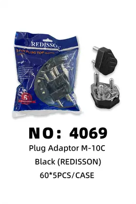 M-10C Black Quality Wiring Plugs REDISSON