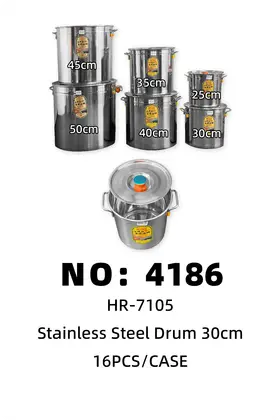 30cm 4.0 cm Non-Magnetic Full-Size Tapered Buckets