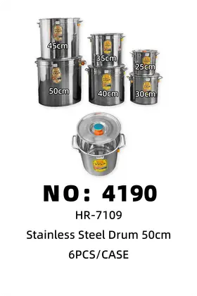 4.0 cm Non-Magnetic Full-Size Tapered Buckets 50cm