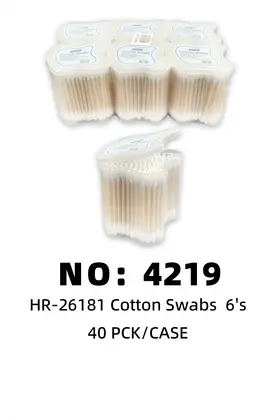 Bamboo Cotton Swabs Apple