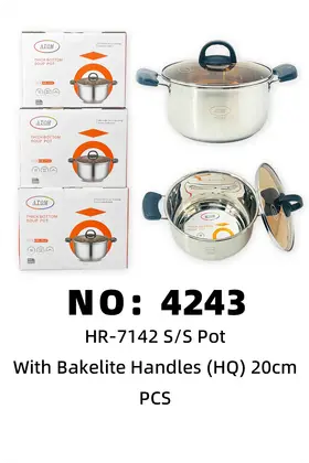 Stainless Steel Pots 20cm Soup Pots